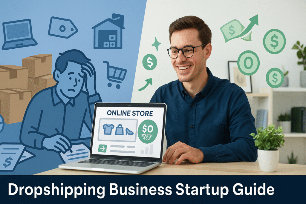 how to start a dropshipping business with no money