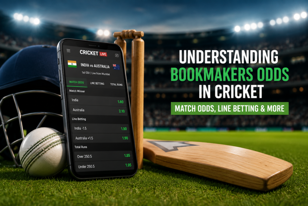 Understanding Cricket Betting Odds: A Practical Breakdown crickex apk