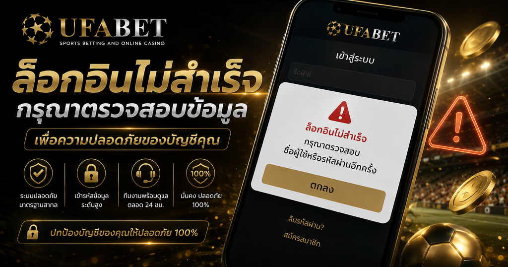 หน้าจอ Ufabet เข้าสู่ระบบ บนมือถือและคอมพิวเตอร์